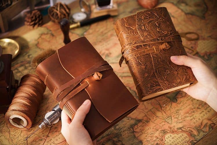 Mini I AM Journal B7 Leather Pocket Book