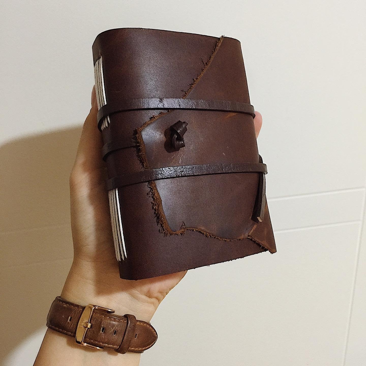 Mini I AM Journal B7 Leather Pocket Book
