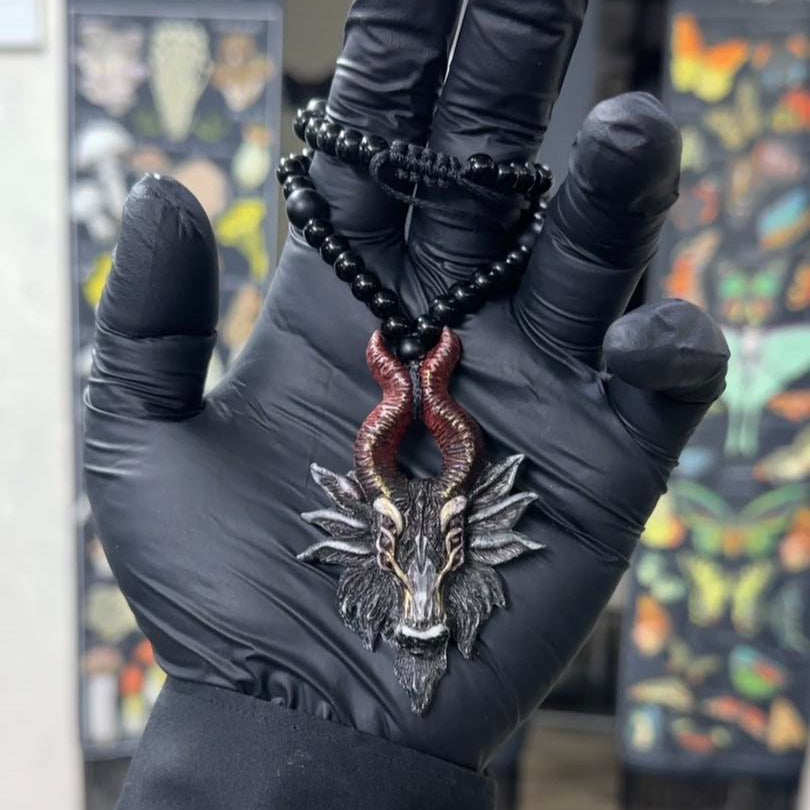 Black Dragon Pendant Necklace – Power