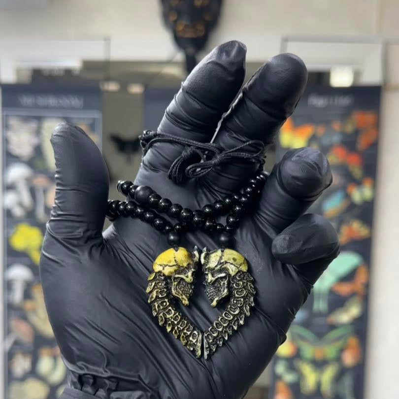 Couple Skeleton Pendant set: Eternal bond