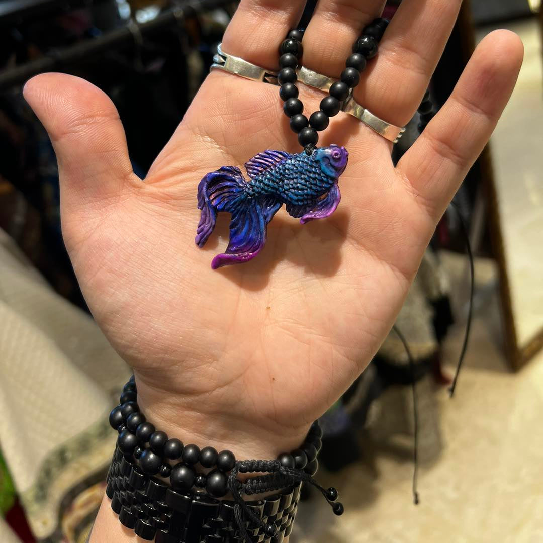 Pisces Fish Pendant Necklace – Dreams & Cosmic Flow