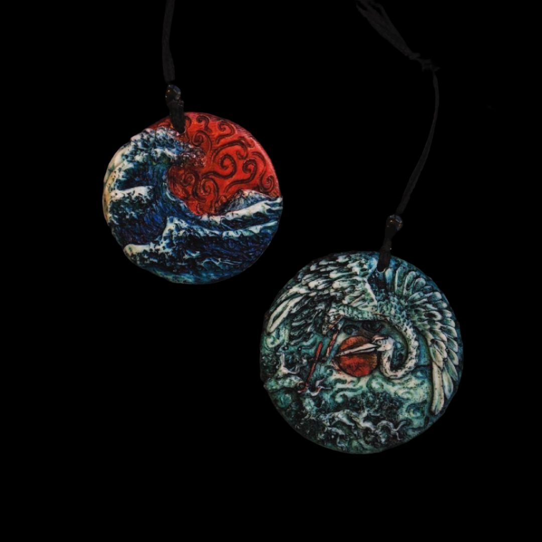 Great Egret Pendant Necklace – Grace, Patience & Spiritual Awakening