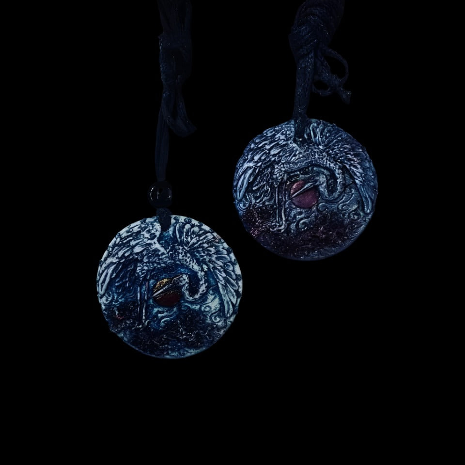 Great Egret Pendant Necklace – Grace, Patience & Spiritual Awakening