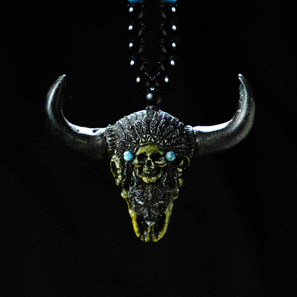 American Bison Pendant Necklace – Abundance