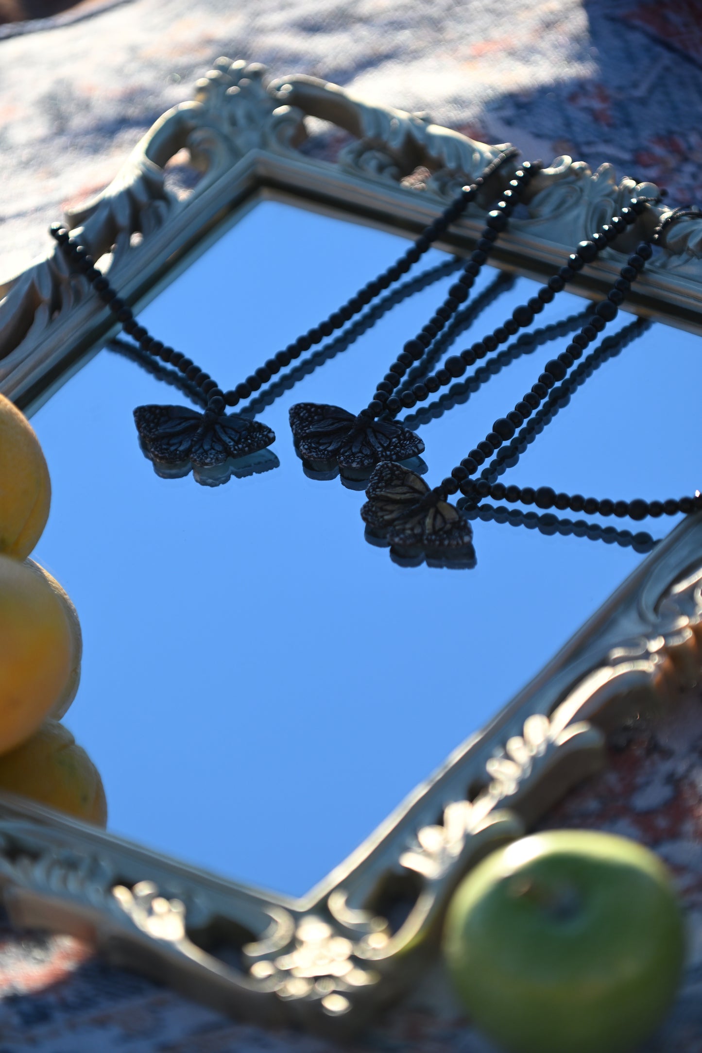 Majestic Monarch Butterfly Pendant Necklace – Grace