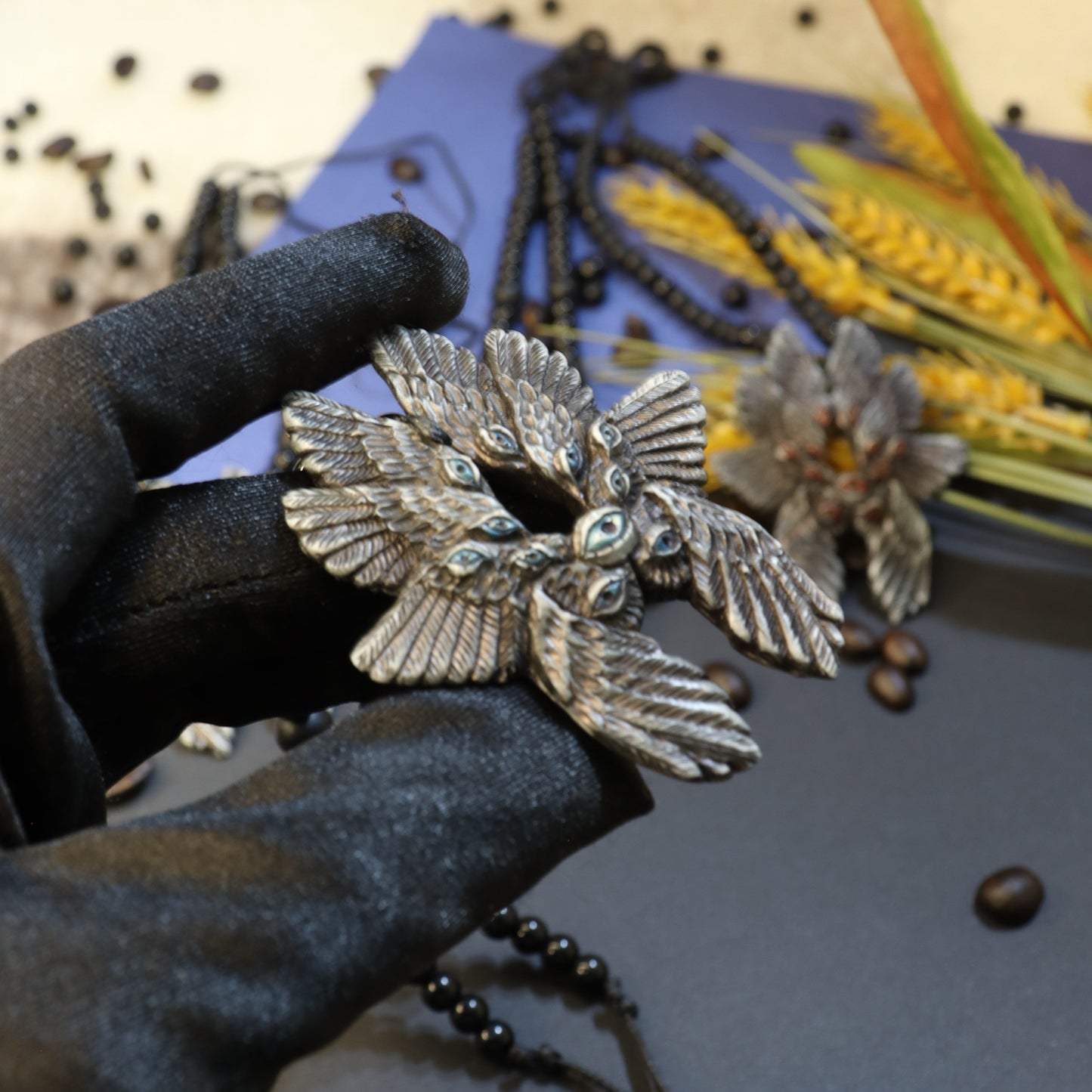 Seraphim Pendant necklace- Biblically highest rank of angel "Burning Ones"