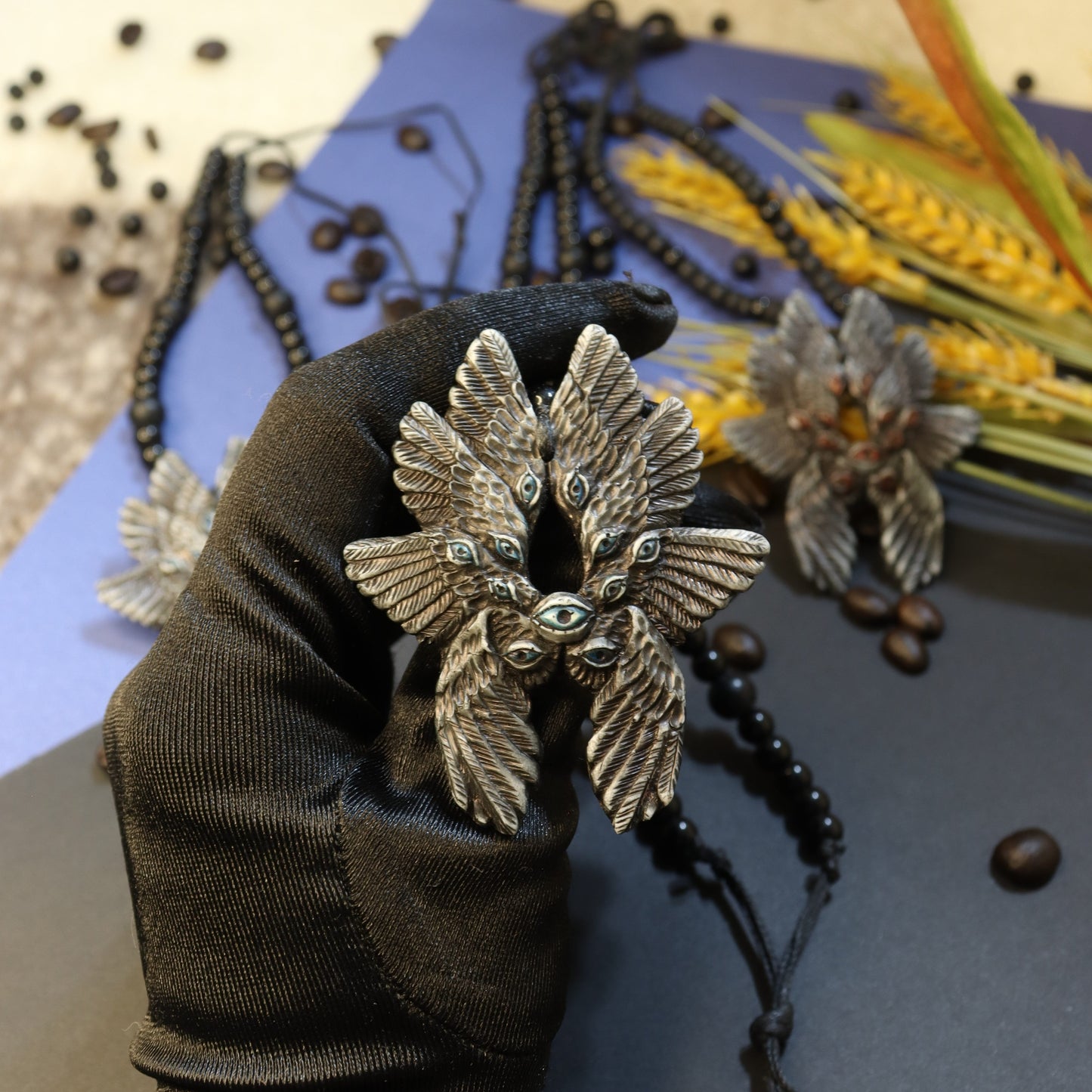 Seraphim Pendant necklace- Biblically highest rank of angel "Burning Ones"