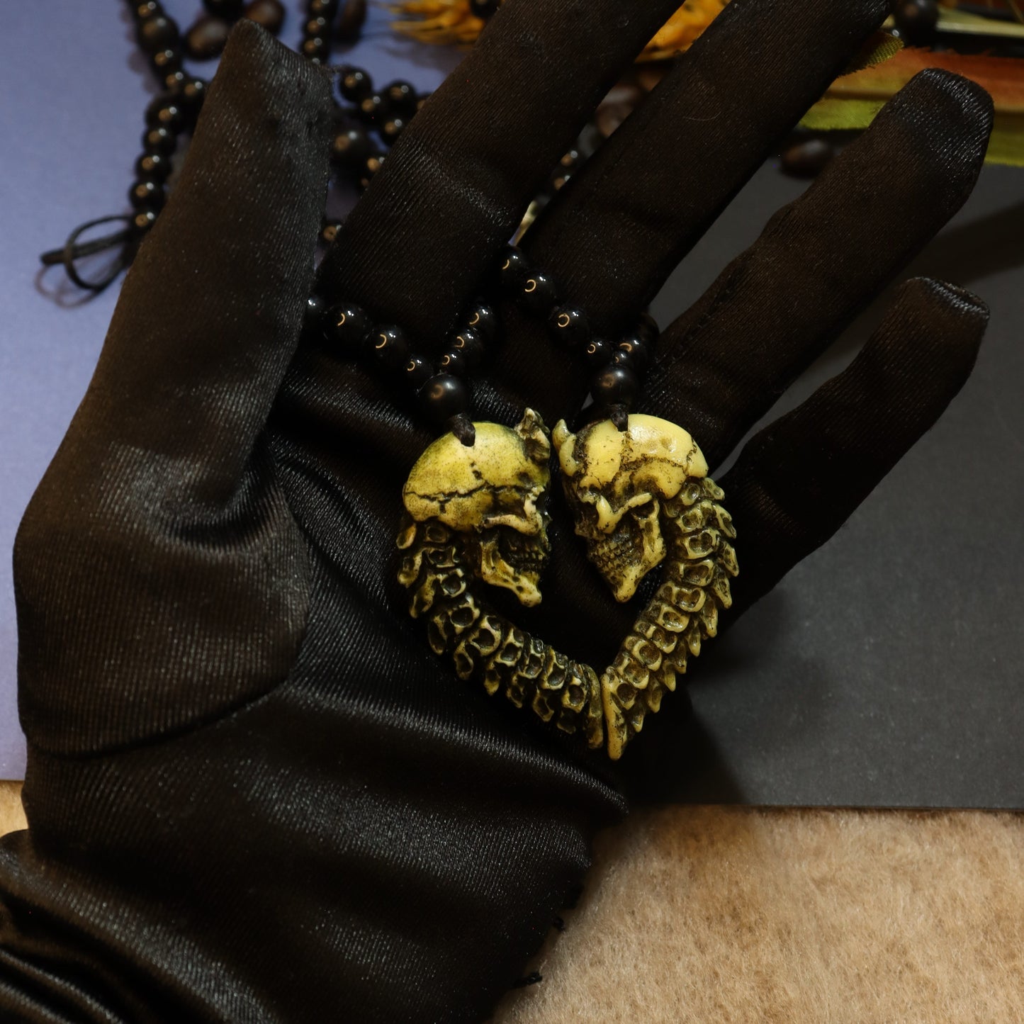 Couple Skeleton Pendant set: Eternal bond