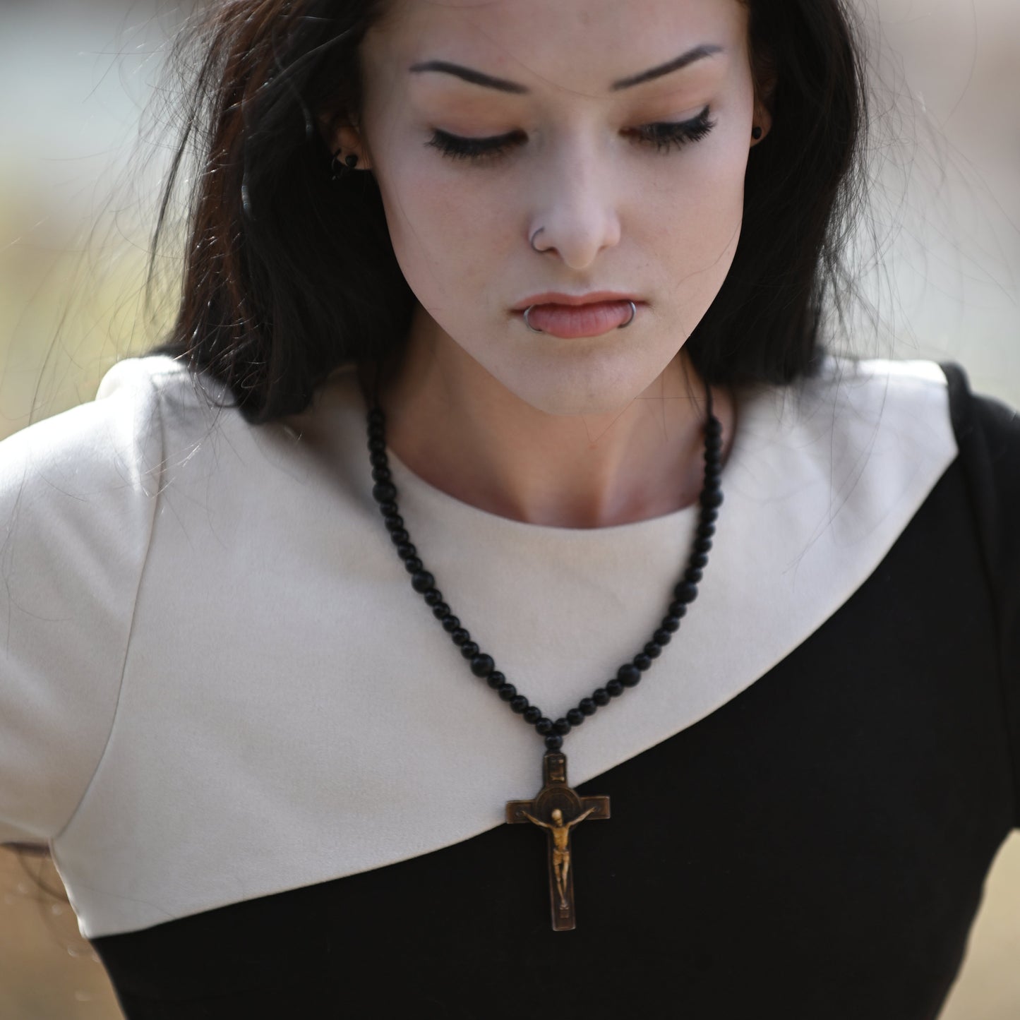 Jesus Christ Cross Pendant Necklace- Believe and Hope