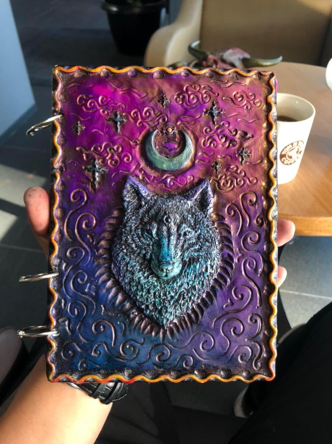 Luxury Wolf A5 Notebook
