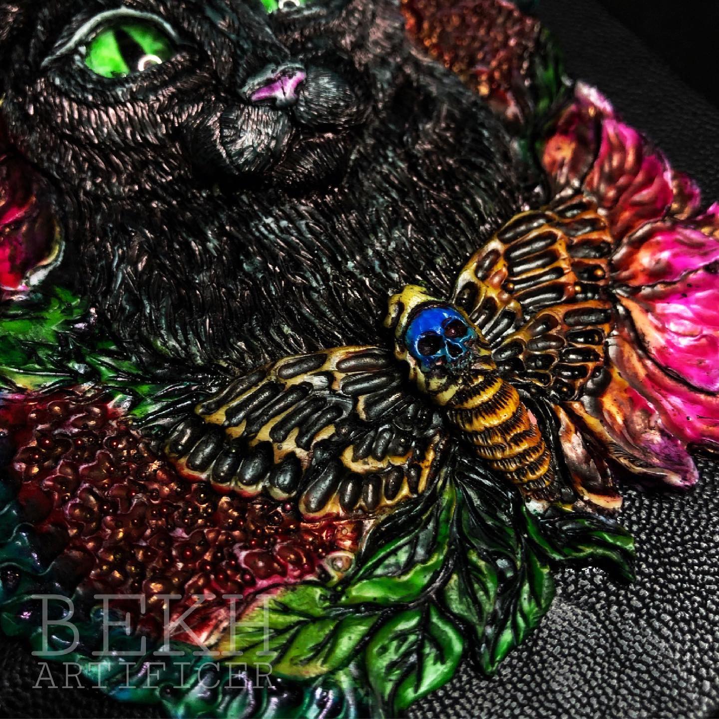 Black Magical Cat A6 Notebook