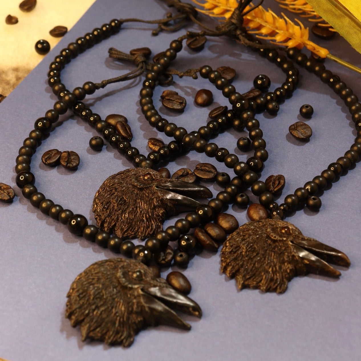Crow Pendant Necklace – Messenger of the Beyond