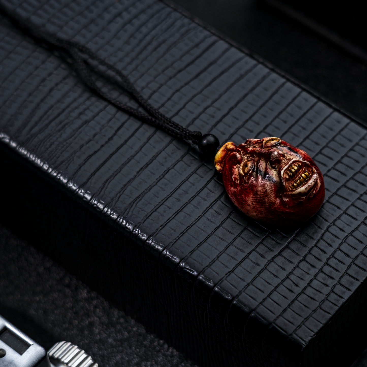 Behelit egg pendant necklace