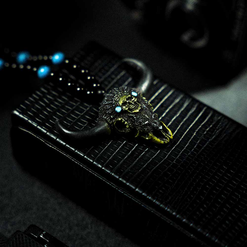 American Bison Pendant Necklace – Abundance