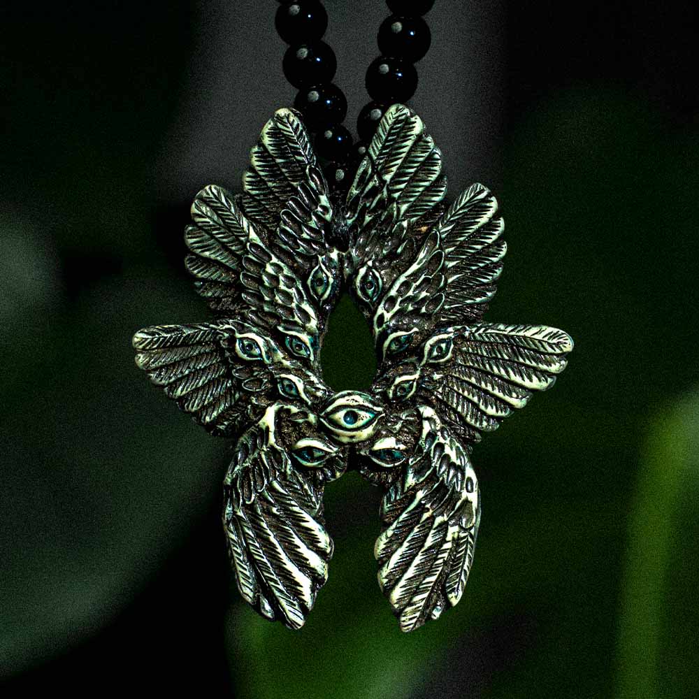 Seraphim Pendant necklace- Biblically highest rank of angel "Burning Ones"