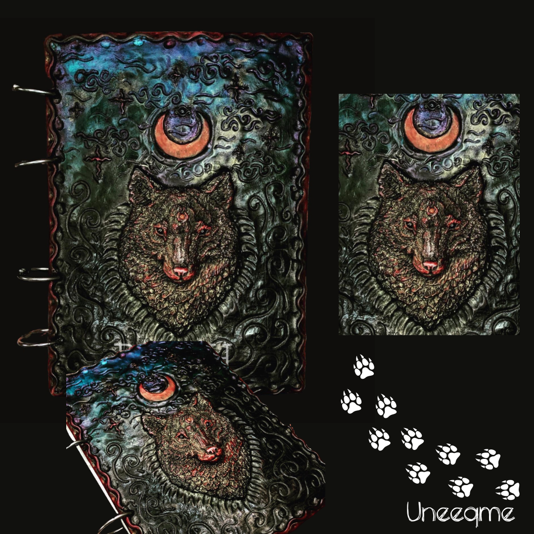 Luxury Wolf A5 Notebook