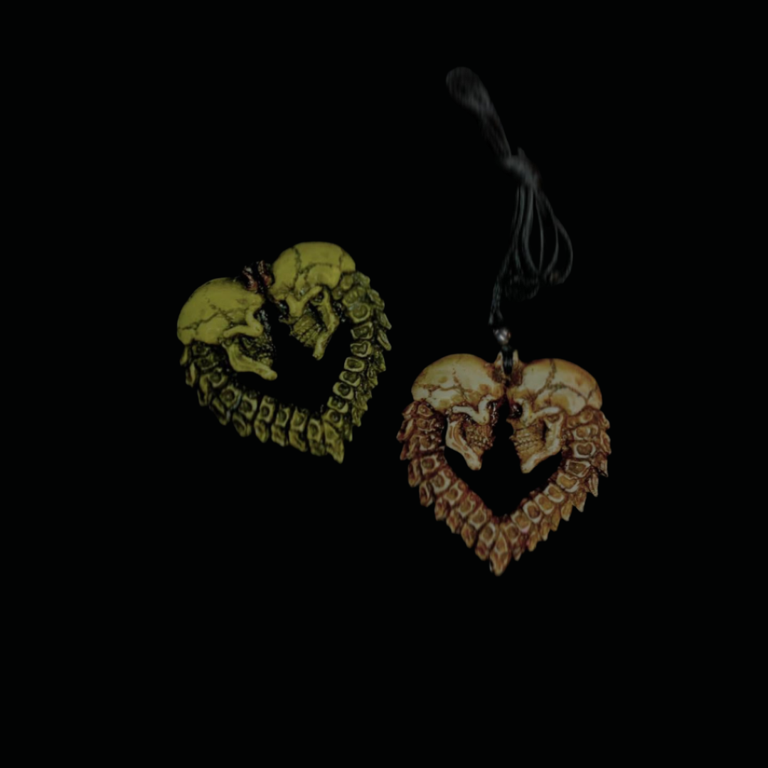 Couple Skeleton Pendant set: Eternal bond