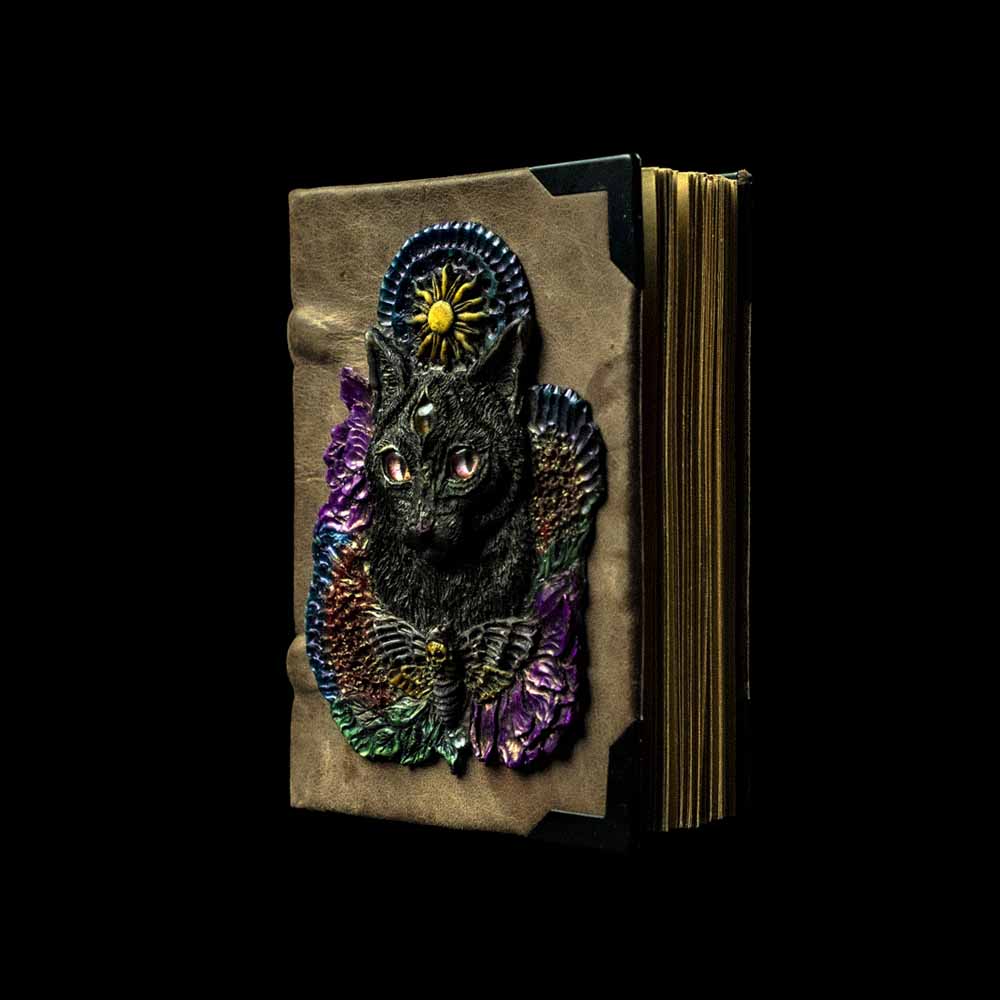 Black Magical Cat A6 Notebook