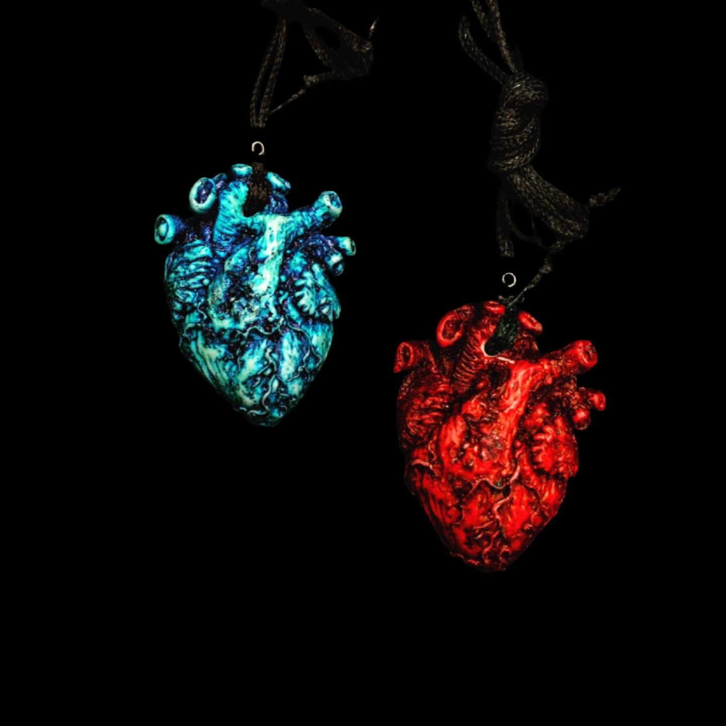 Human Heart Pendant Necklace