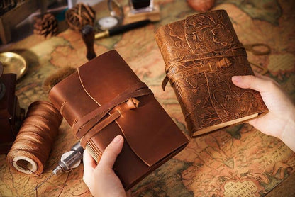 Mini I AM Journal B7  Leather Pocket Book