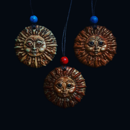 Moon and Sun Pendant Necklace