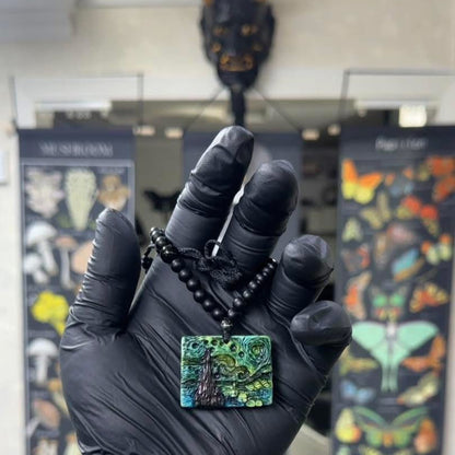 Van Gogh Starry Night Pendant Necklace