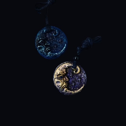 Moon and Sun Pendant Necklace