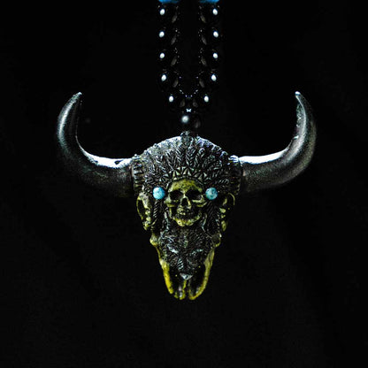 American Bison Pendant Necklace – Abundance