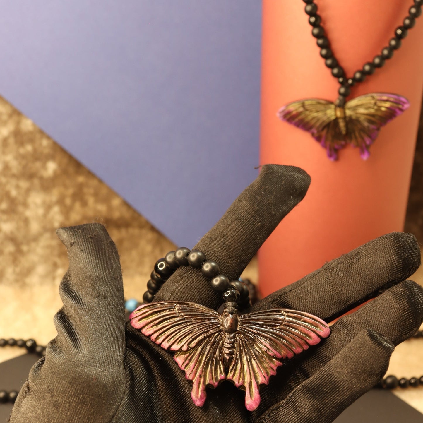 Spicebush Swallowtail Pendant Necklace