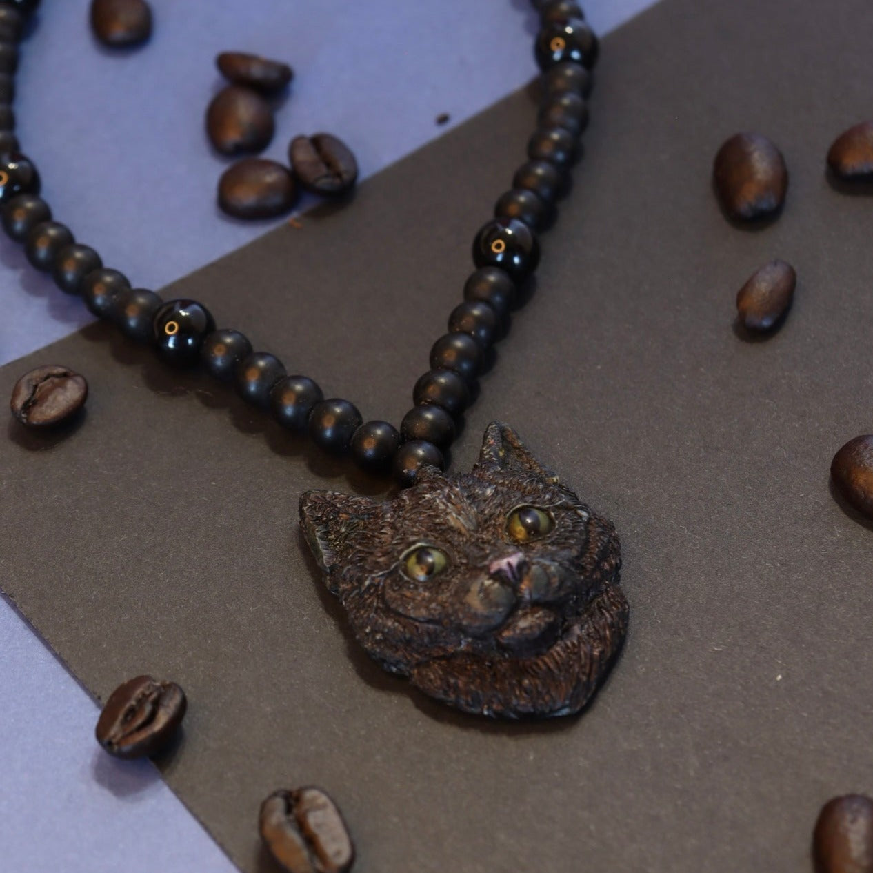 Charming Black Cat Pendant Necklace