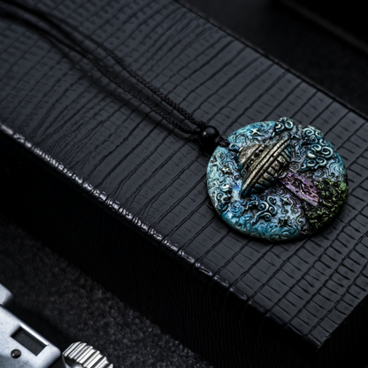 Space Travel: UFO pendant necklace