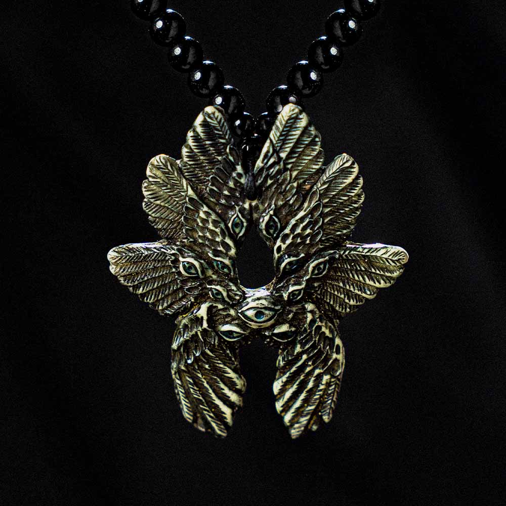 Seraphim Pendant necklace- Biblically highest rank of angel  "Burning Ones"