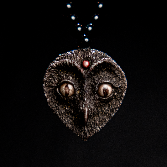 Owl Pendant Necklace: Wisdom Watcher