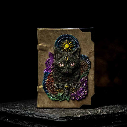 Black Magical Cat A6 Notebook